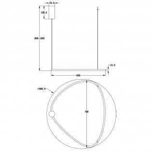 LED-Deckenleuchte Glint (36W)