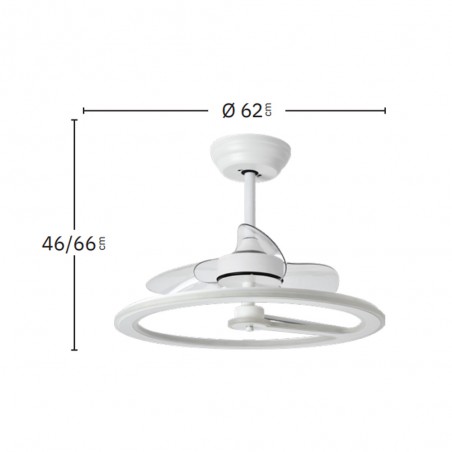 Chom CCT LED-Deckenventilator (110W)
