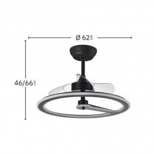Ceiling fan LED Chom CCT (110W) II