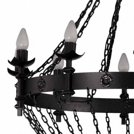 Rustic lamp Bucan (10 lights)