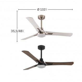 Ceiling fan LED Coro CCT (22W)