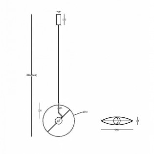 LED Ceiling Lamp Reflex (14W)