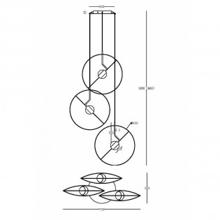 LED Ceiling Lamp Reflex (40W)