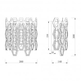 Wall Lamp Tissage