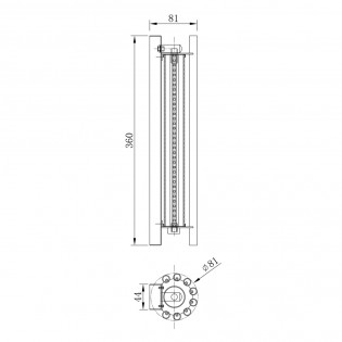 Sonata LED-Wandleuchte (12W)