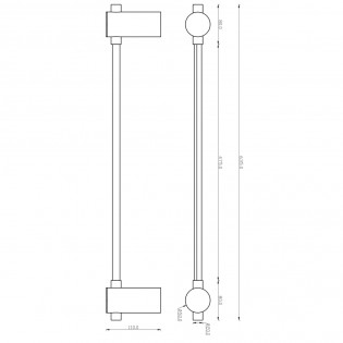 Rotta LED-Wandleuchte (6W)