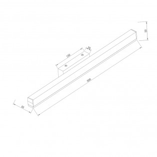 Fichte LED-Wandleuchte (14W)