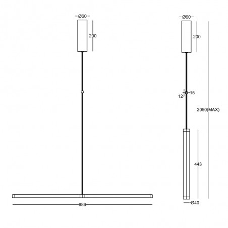 Supersymmetry LED-Deckenleuchte (18W)