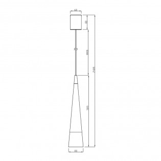 LED Pendant Lamp Sintensi (12W)