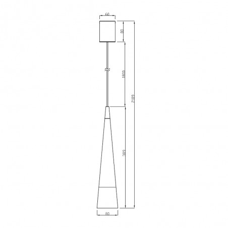 Lámpara colgante LED Sintensi (12W)