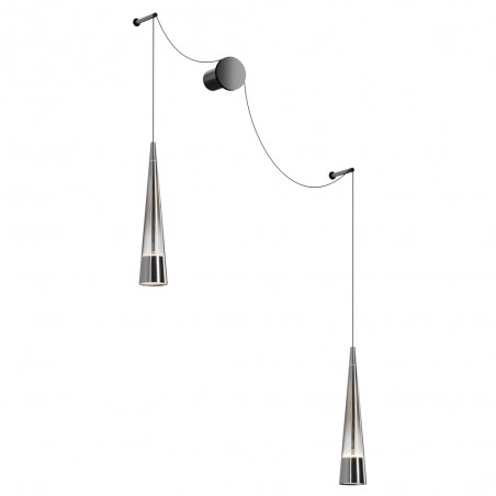 Lámpara colgante LED Sintensi (2x12W)