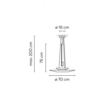 LED Ceiling Lamp Flamingo (16,8W)