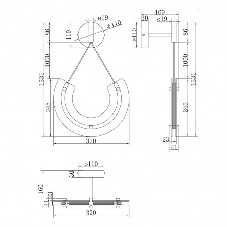 LED Wall Lamp Maya (10W)
