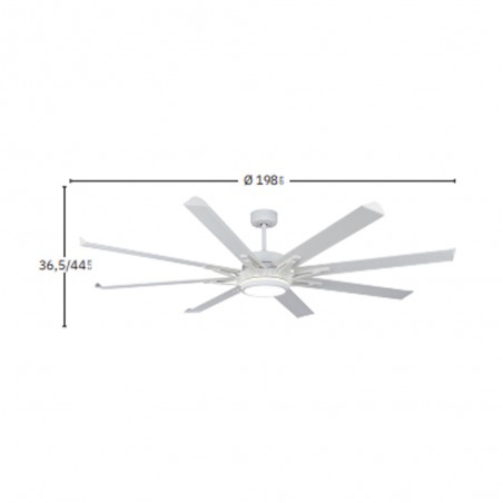 Ceiling fan Led Grado (30W)