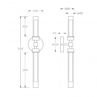 LED Wall Lamp Stelo (7W)
