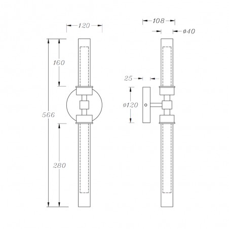 LED Wall Lamp Stelo (7W)