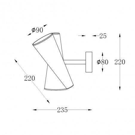 Wall Lamp Giro (2 lights)