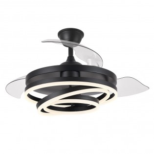 Fan LED with retractable blades Kai CCT (72W)