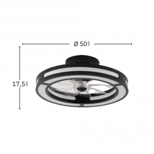 Kastoria CCT LED-Deckenventilator (58W)