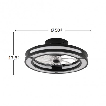 Ceiling fan Led Kastoria (58W)
