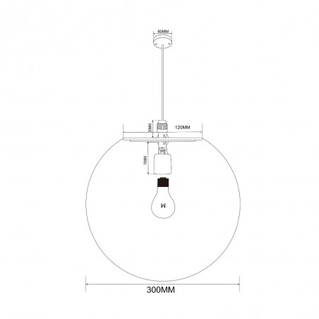 Outdoor Pendant Lamp Erda
