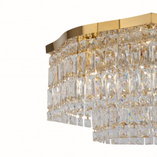 Ceiling Flush Lamp Dune Gold
