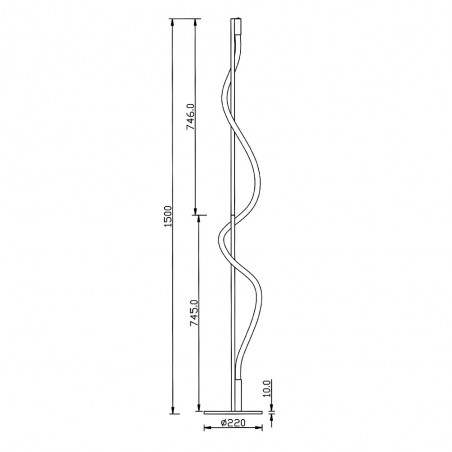 LED Floor Lamp Tau (15W)