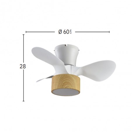 Kos CCT LED-Deckenventilator (24W) II