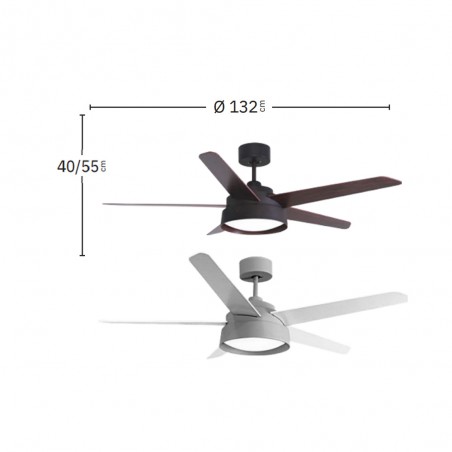 Deckenventilator LED Lebeche CCT (25W) II