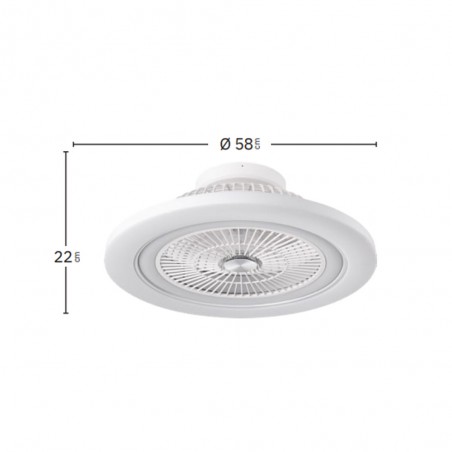 Mato CCT LED-Deckenventilator (72W)