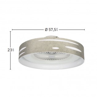 Odra CCT LED-Deckenventilator (72W)