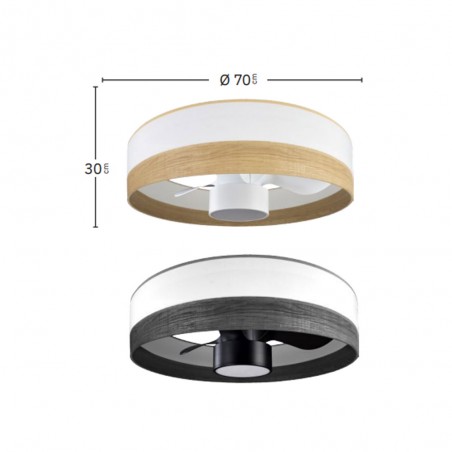 Olga CCT LED-Deckenventilator CCT (24W)