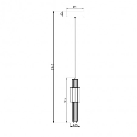 LED Ceiling Lamp Verticale (8W)