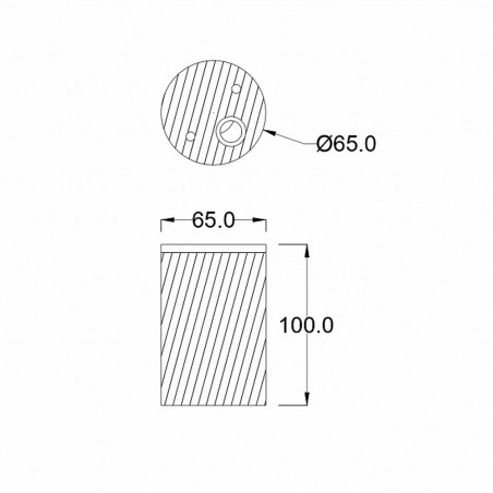 Outdoor Ceiling Flush Light Roll