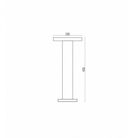 Outdoor LED Bollard Lamp Wald (12W)