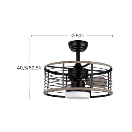 Ceiling fan LED Pella CCT (24W)