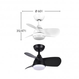 Ceiling fan LED Pirdo CCT (24W)