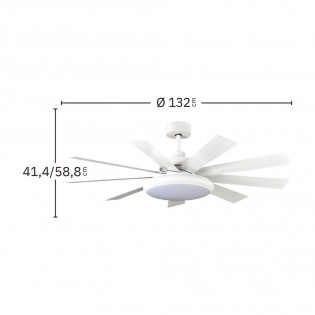 Ceiling fan LED Pireo CCT (36W)