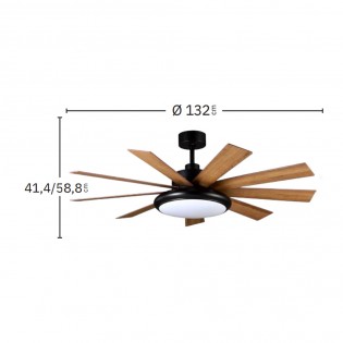 Ceiling fan LED Pireo CCT (36W) II