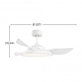 Ceiling fan LED Sierra CCT (40W)