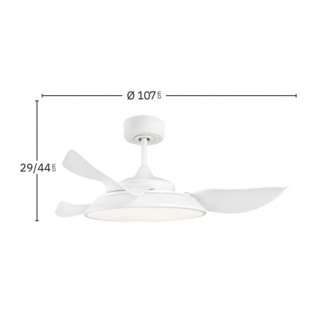 Ceiling fan LED Sierra CCT (40W)