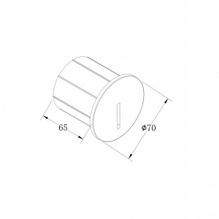 LED Lock Wandeinbauleuchte für außen (3W)