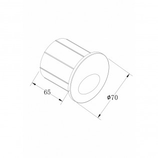 LED-Wandeinbauleuchte Bil (3W)
