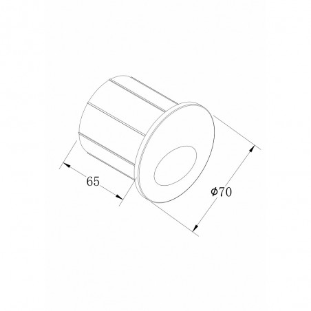 LED-Wandeinbauleuchte Bil (3W)