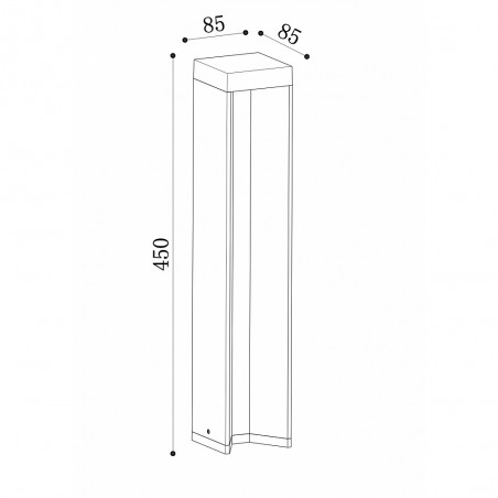 Outdoor LED Bollard Lamp Essen (9W)