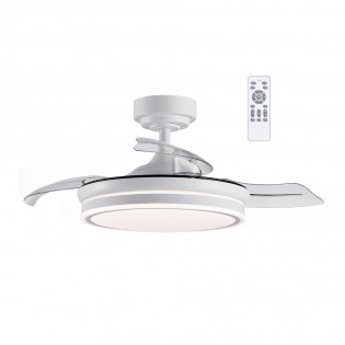 LED fan with retractable...