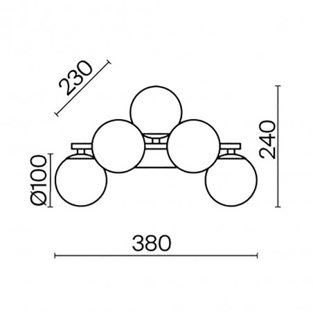 Wall Lamp Dallas II (5 lights)