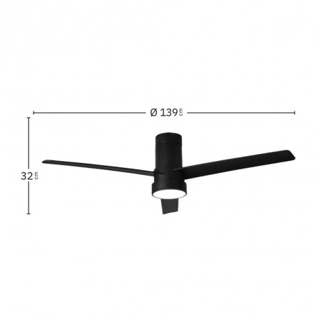 Teo CCT LED Deckenventilator (24W)