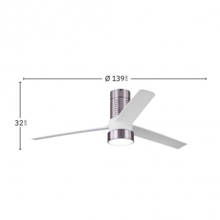 Teo CCT LED-Deckenventilator (24W) II