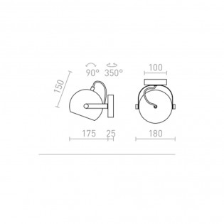 Wall lamp Agneta